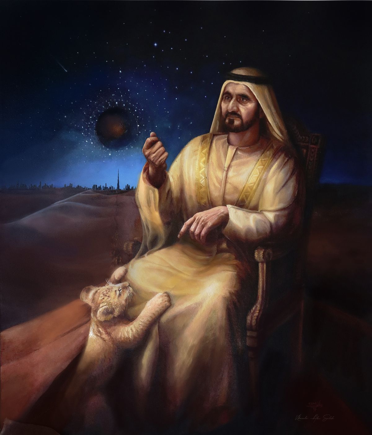 The Achievement, oil on canvas