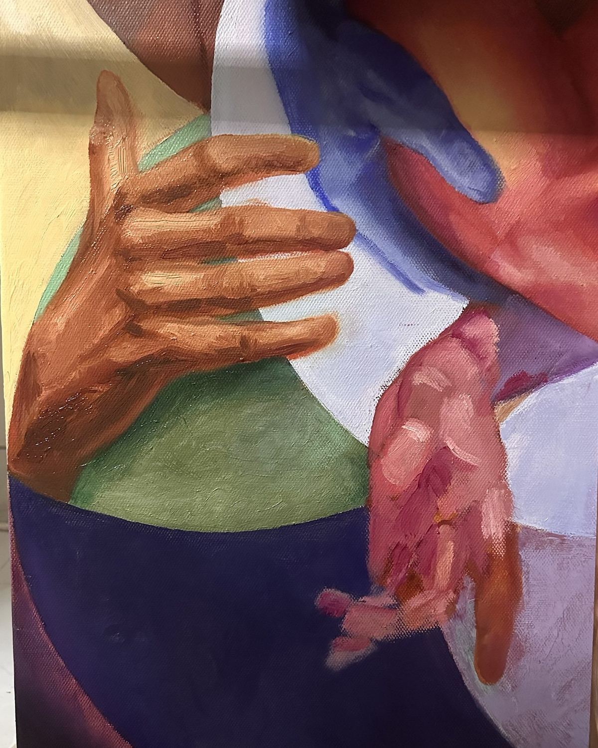 ROSE V, hands at an earlier state